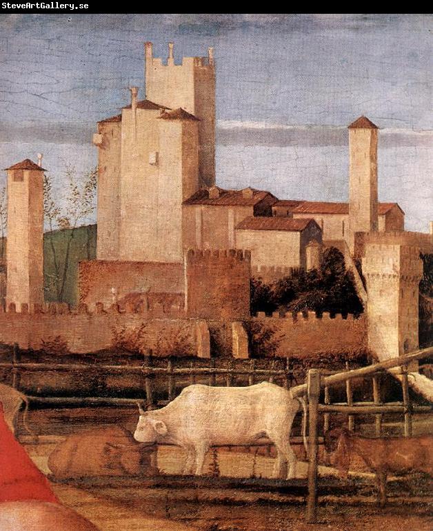 BELLINI, Giovanni Madonna of the Meadow (detail) ibk